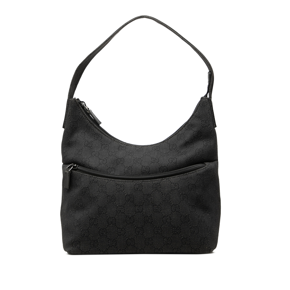 Pre-Loved Gucci GG Denim Shoulder Bag